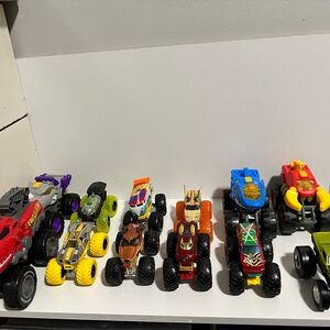 Hasbro Colorful Monster Truck Toy Set - Red, Yellow, Blue, Green, Purple